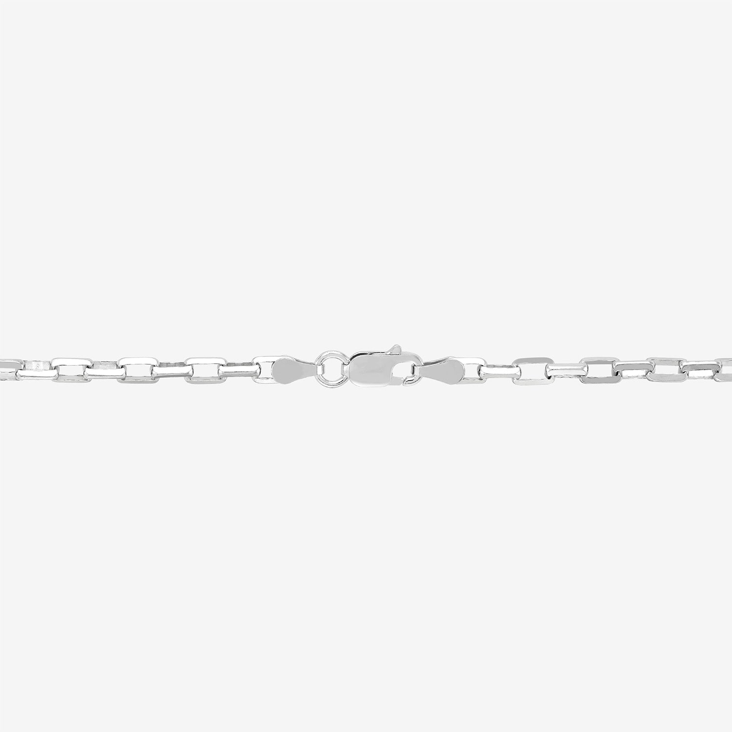 Made in Italy Womens Sterling Silver 22 Inch Cable Chain Necklace