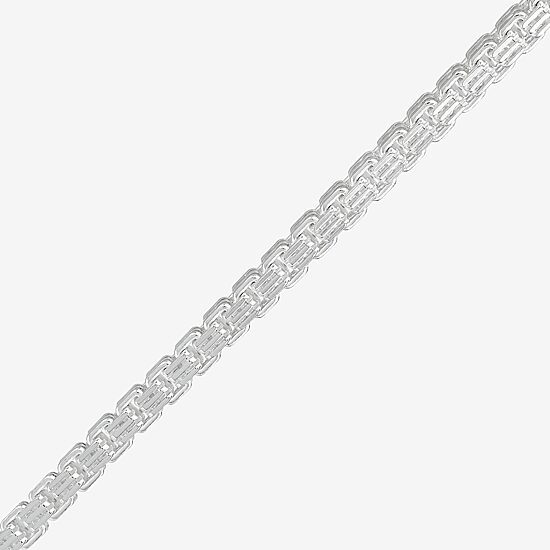 Made in Italy Unisex Adult Sterling Silver 24 Inch Box Chain Necklace