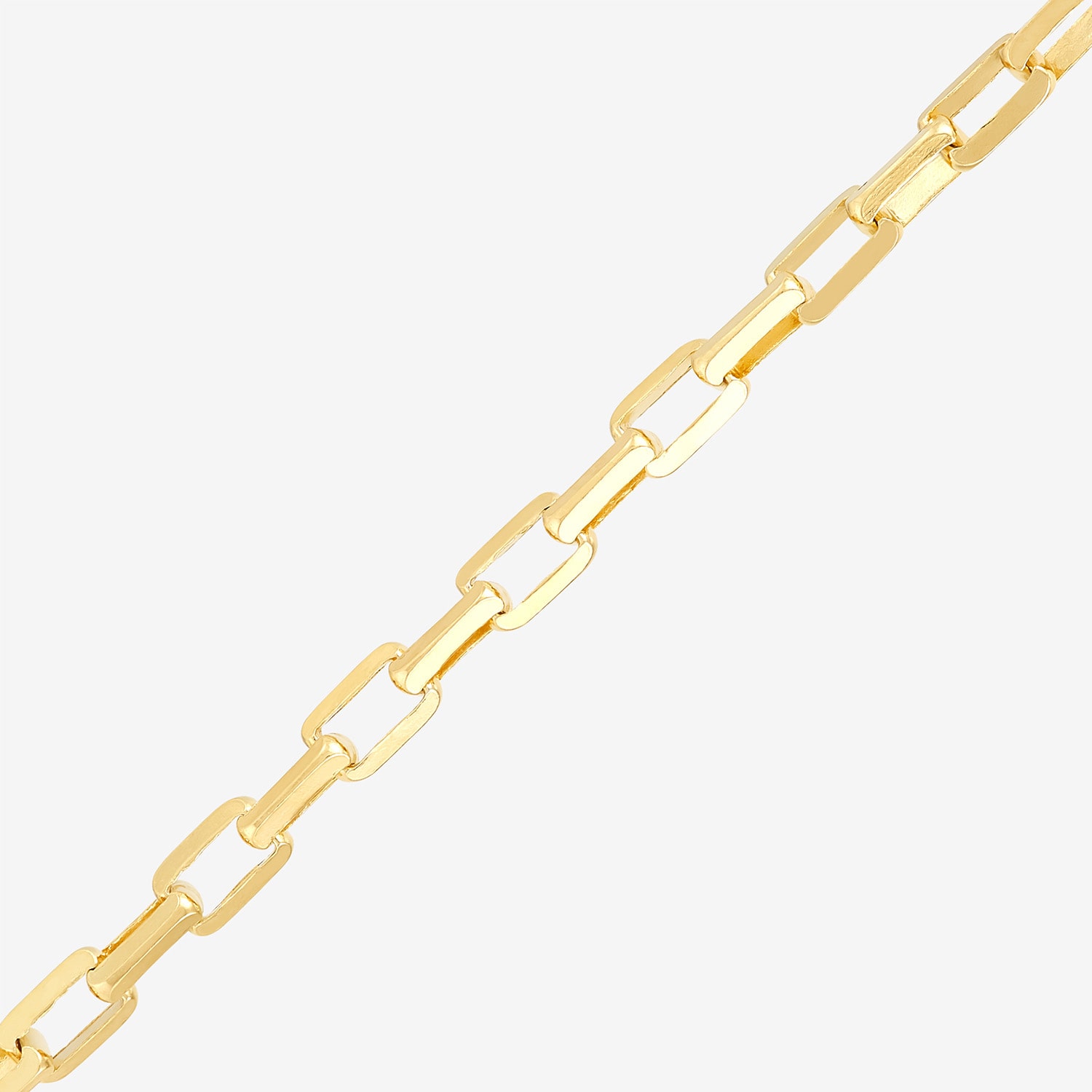 Made in Italy Womens 14K Gold Over Silver Inch Cable Chain Necklace