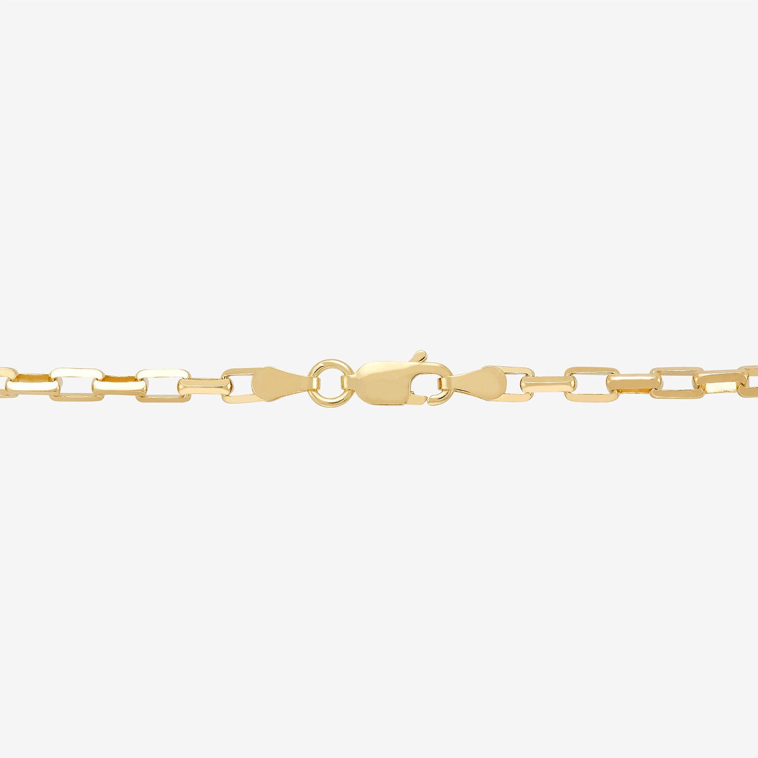 Made in Italy Womens 24K Gold Over Silver 20 Inch Cable Chain Necklace