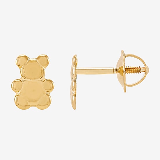 Limited Quantities! 14K Gold 6.2mm Stud Earrings