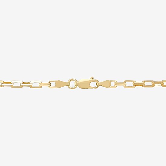 Womens 18K Gold Over Silver 16 Inch Cable Chain Necklace