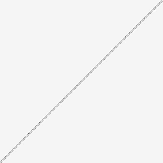 Womens Sterling Silver 24 Inch Box Chain Necklace