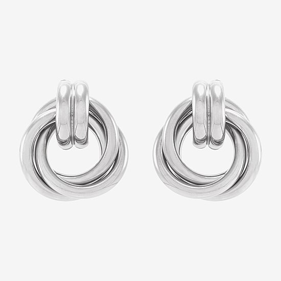 Limited Quantities! Sterling Silver 22mm Stud Earrings