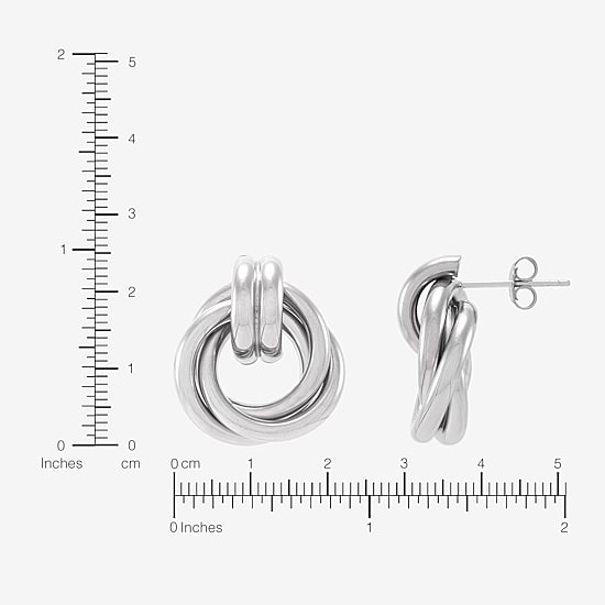 Limited Quantities! Sterling Silver 22mm Stud Earrings