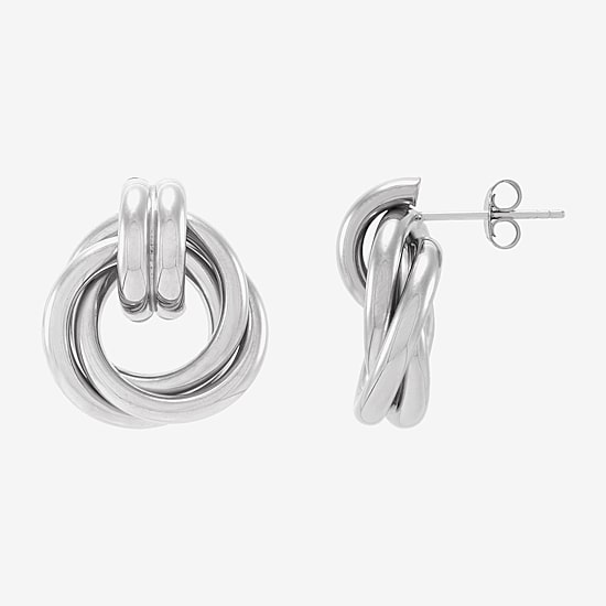 Limited Quantities! Sterling Silver 22mm Stud Earrings