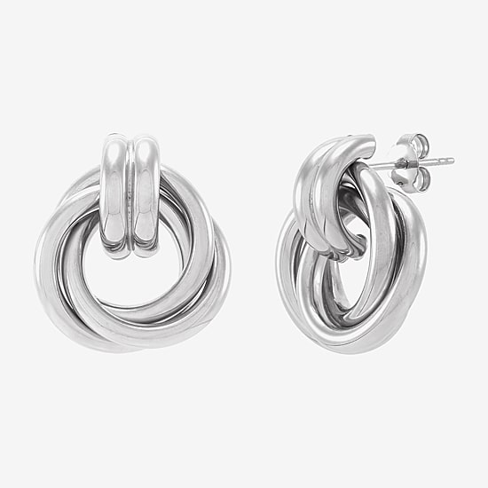 Limited Quantities! Sterling Silver 22mm Stud Earrings