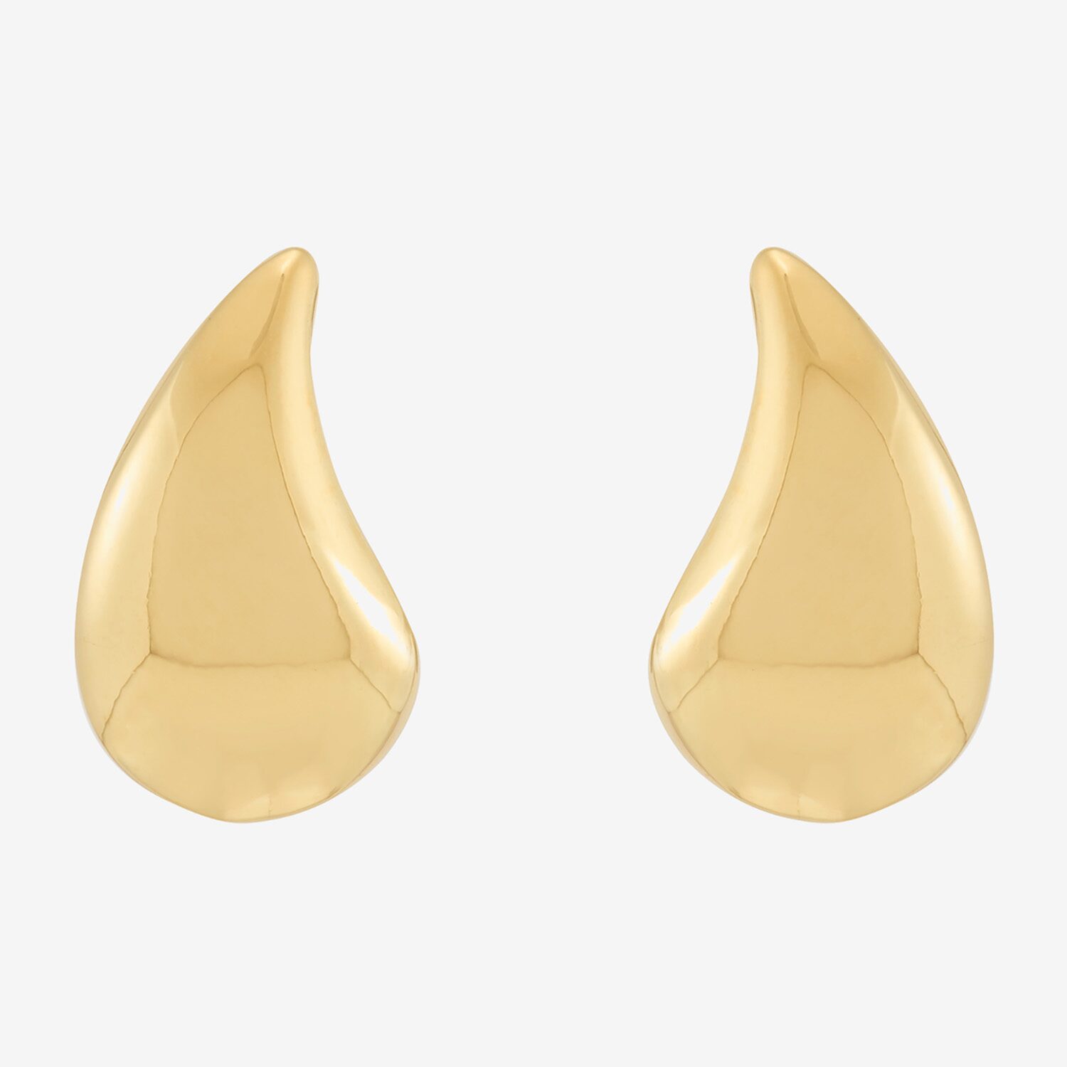 Limited Quantities! 18K Gold Over Silver 11mm Stud Earrings