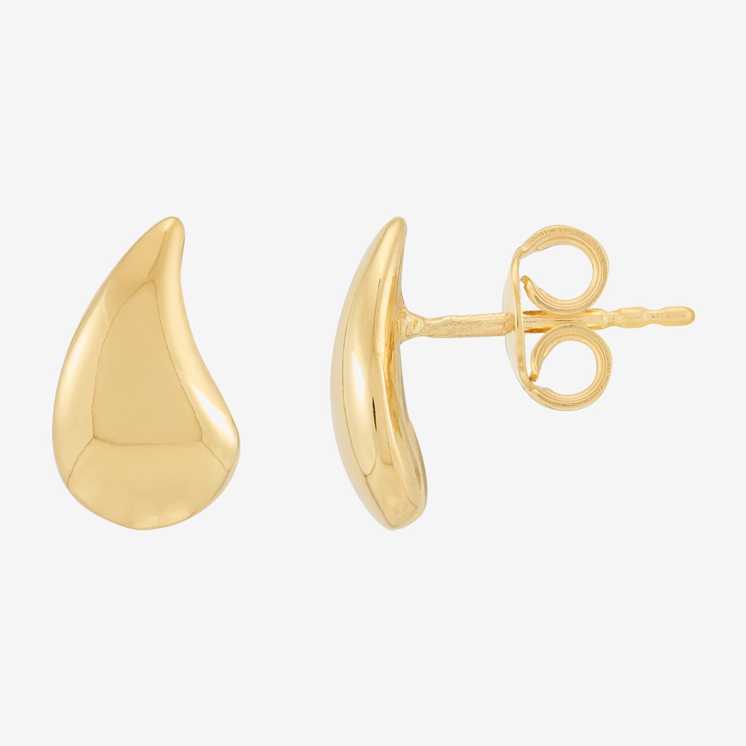 Limited Quantities! 18K Gold Over Silver 11mm Stud Earrings