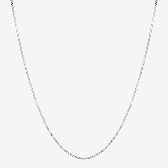 Limited Quantities! Womens Sterling Silver 18 Inch Box Chain Necklace