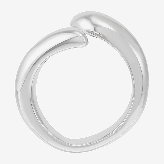 Limited Quantities! Womens 16MM Sterling Silver Bypass  Band