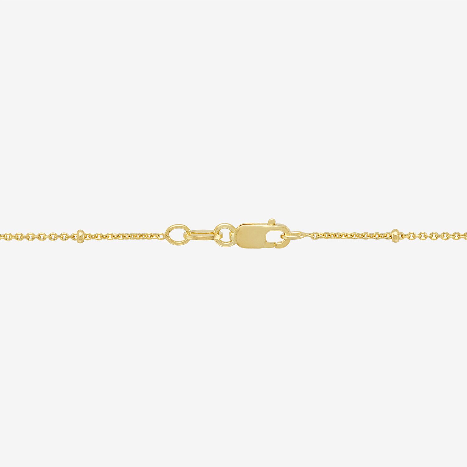 Womens 18K Gold Over Silver Inch Rolo Chain Necklace