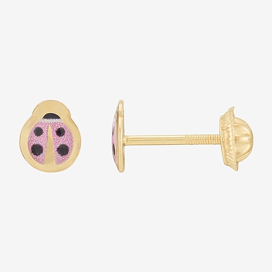 Limited Quantities! 14K Gold 5.7mm Stud Earrings