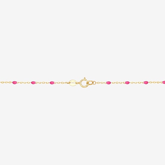 Limited Quantities! Womens 14K Gold 18 Inch Beaded Necklace