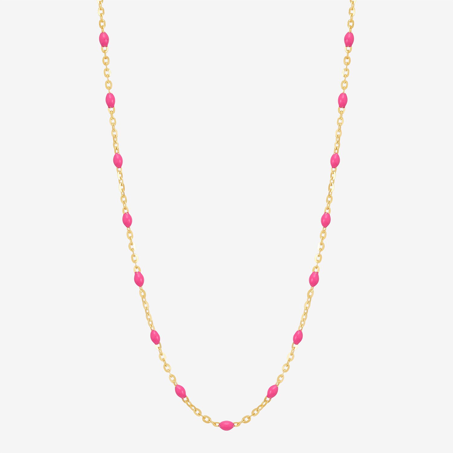 Limited Quantities! Womens 14K Gold 18 Inch Beaded Necklace