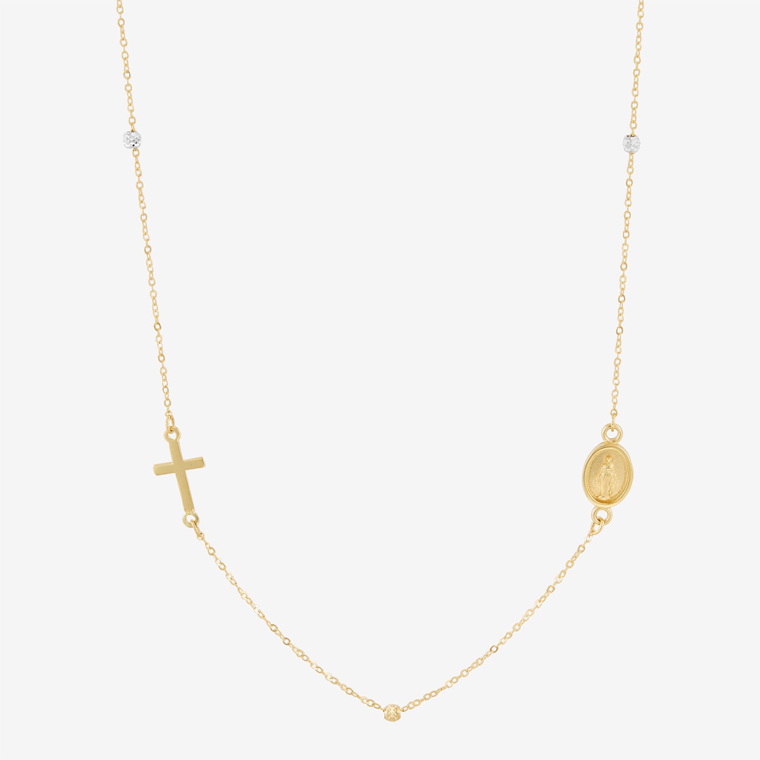 Limited Quantities! Girls 14K Gold 14 Inch Beaded Necklace