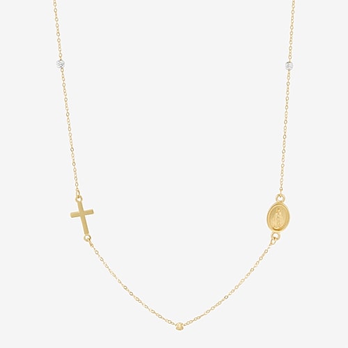 Fine Jewelry Kids' Limited Quantities! Girls 14k Gold 14 Inch Beaded Necklace In Yellow