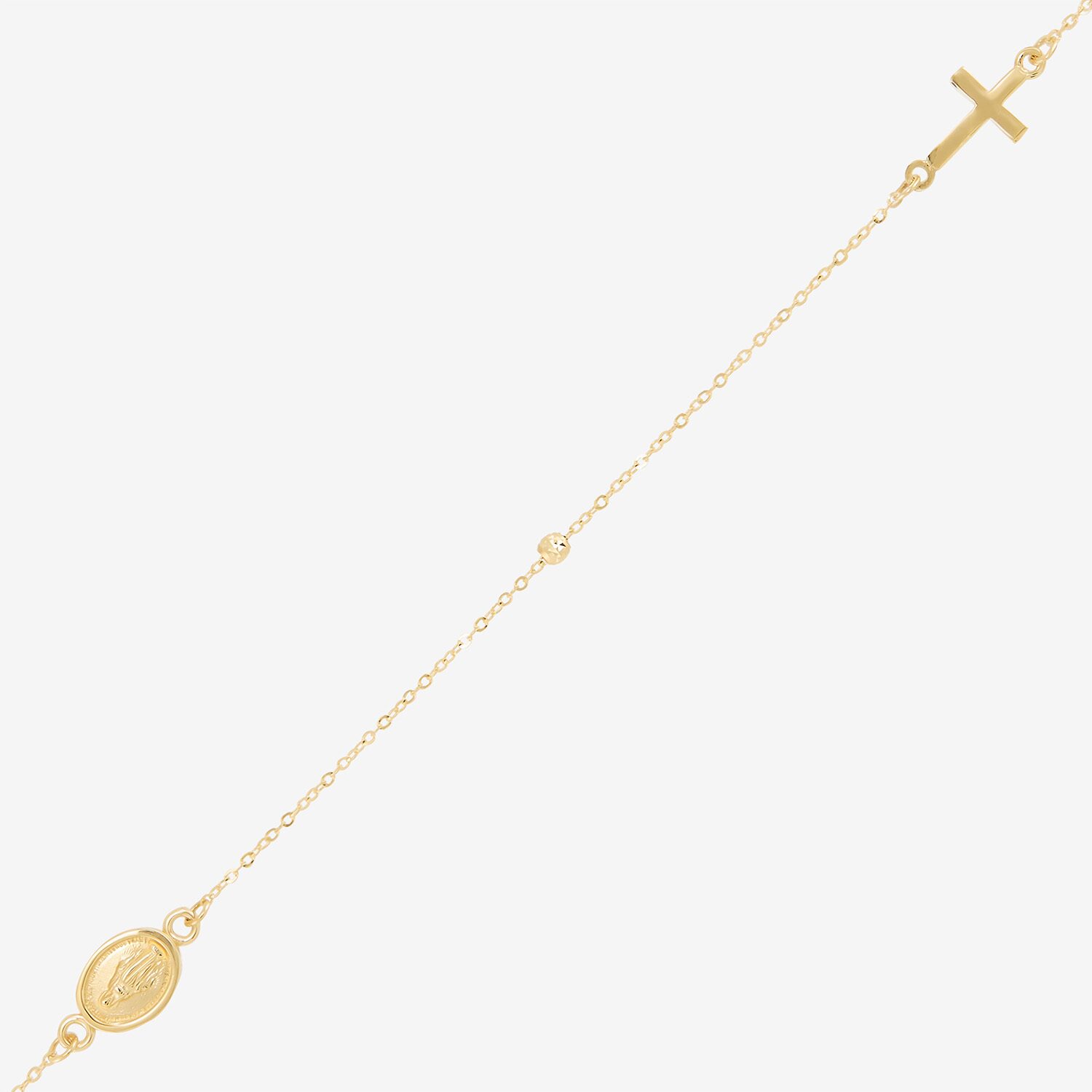 Limited Quantities! Girls 14K Gold 14 Inch Beaded Necklace