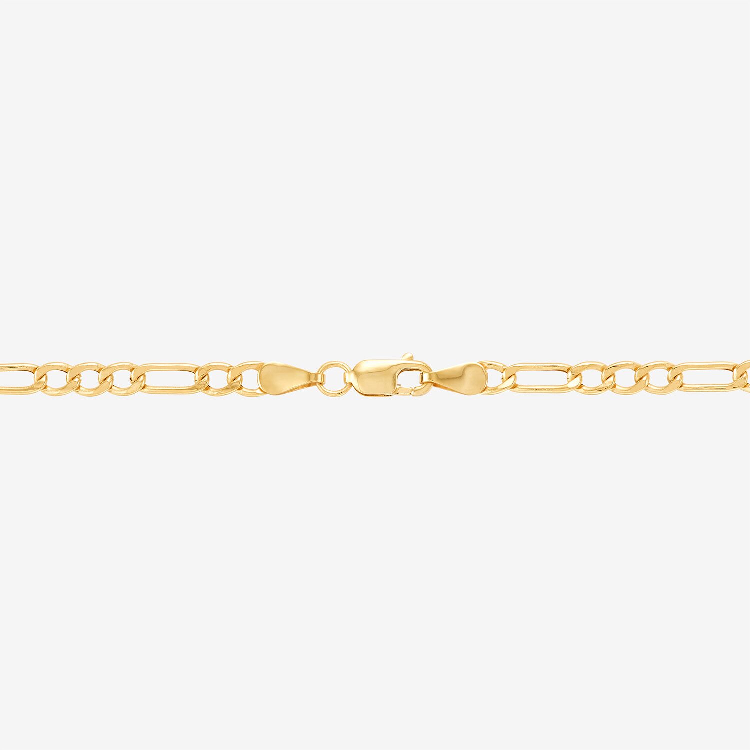 Limited Quantities! Womens 10K Gold 18 Inch Figaro Chain Necklace