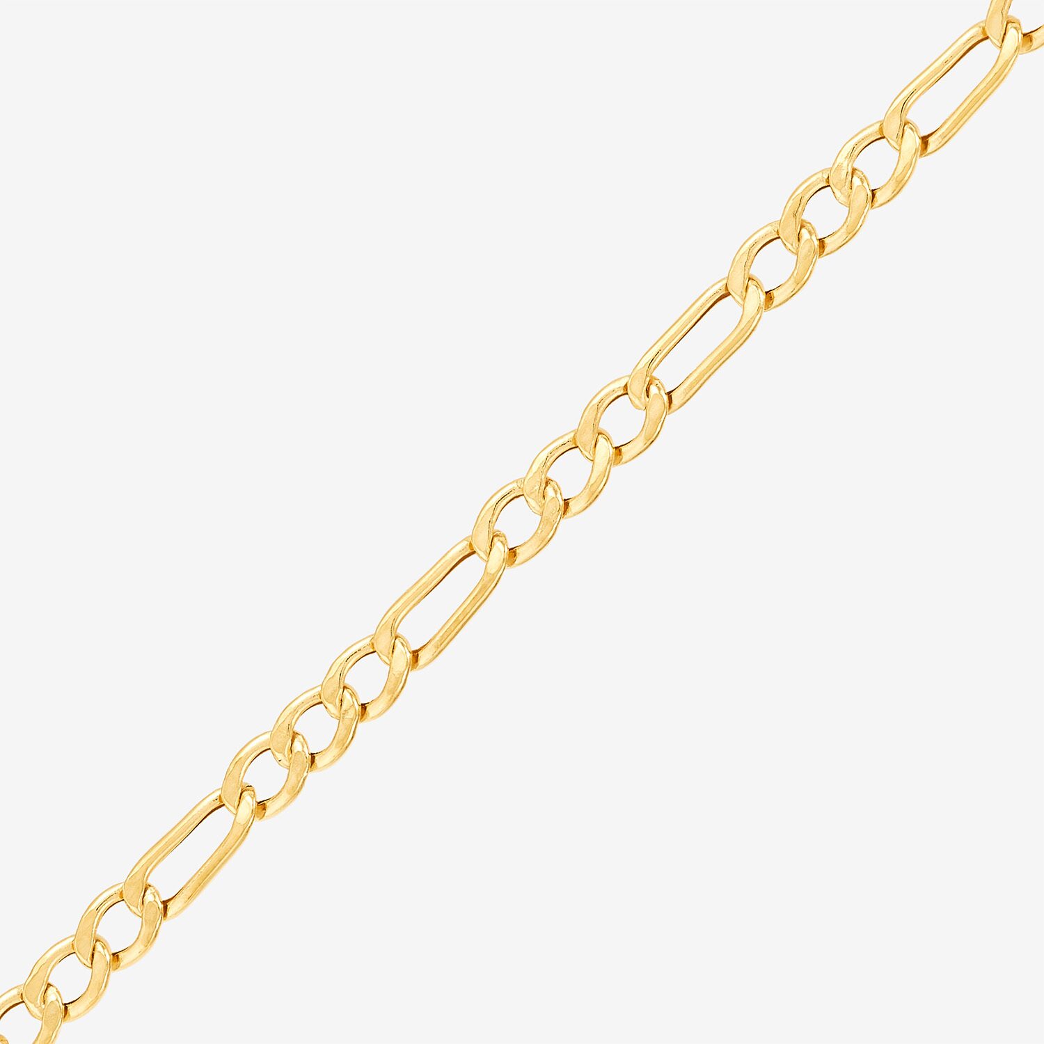 Limited Quantities! Womens 10K Gold 18 Inch Figaro Chain Necklace
