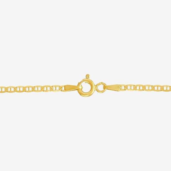 Limited Quantities! Womens 14K Gold 22 Inch Mariner Chain Necklace
