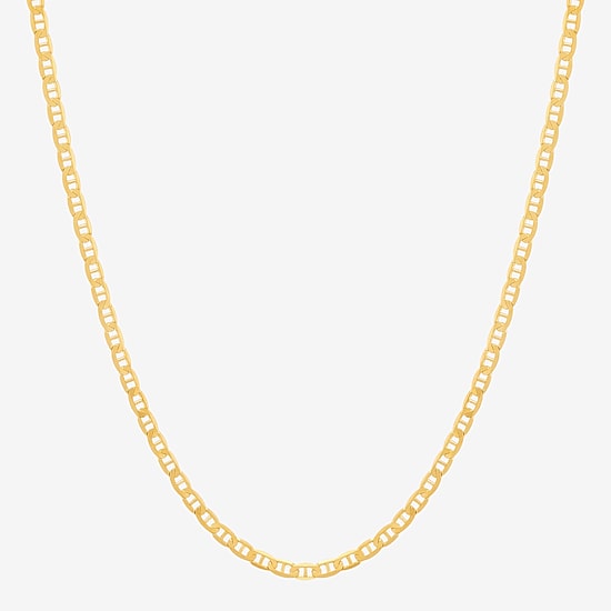 Limited Quantities! Womens 14K Gold 22 Inch Mariner Chain Necklace