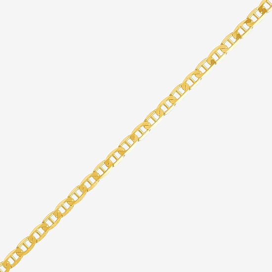 Limited Quantities! Womens 14K Gold 22 Inch Mariner Chain Necklace