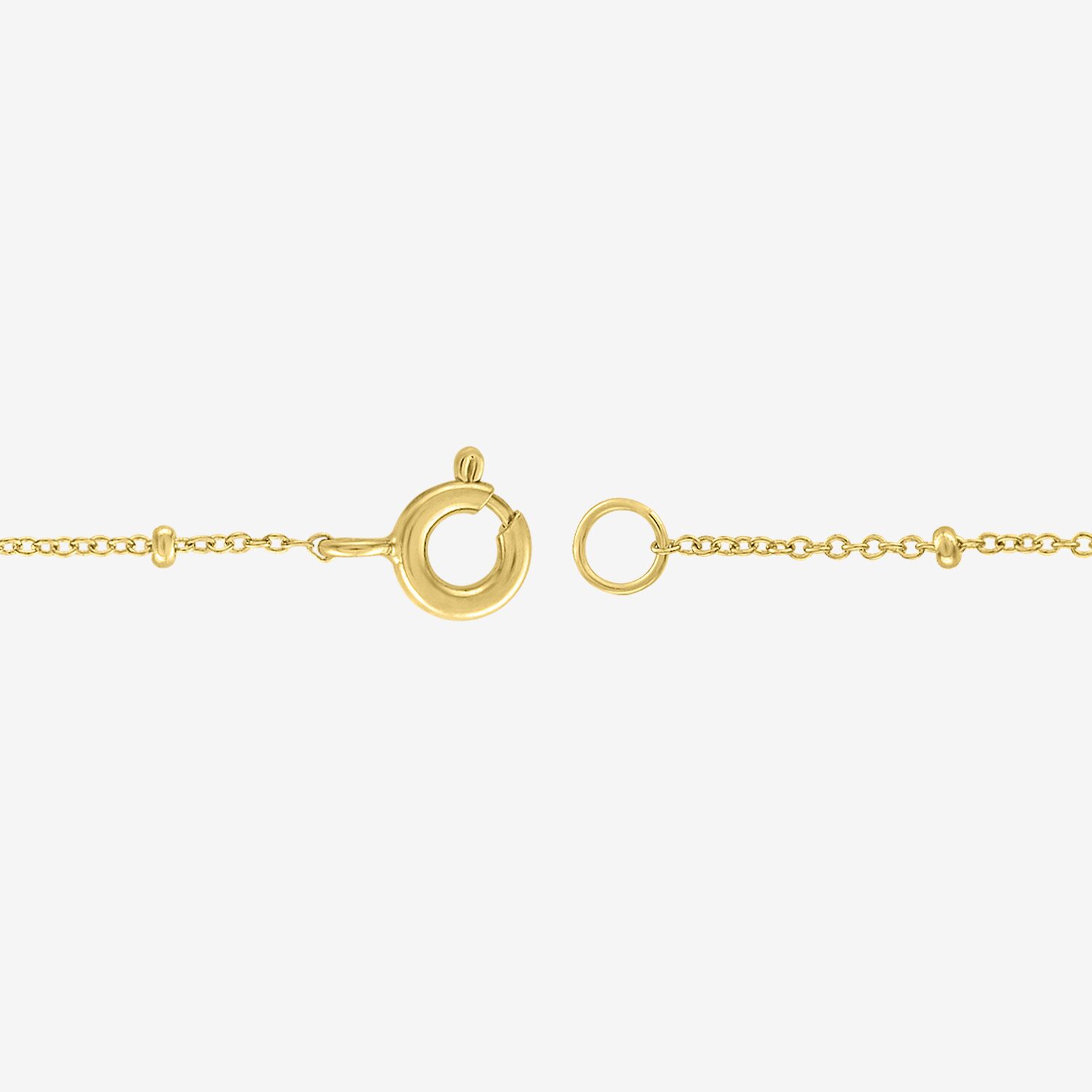 Womens Lab Created White Sapphire 14K Gold Over Brass Oval 18 Inch Pendant Necklace