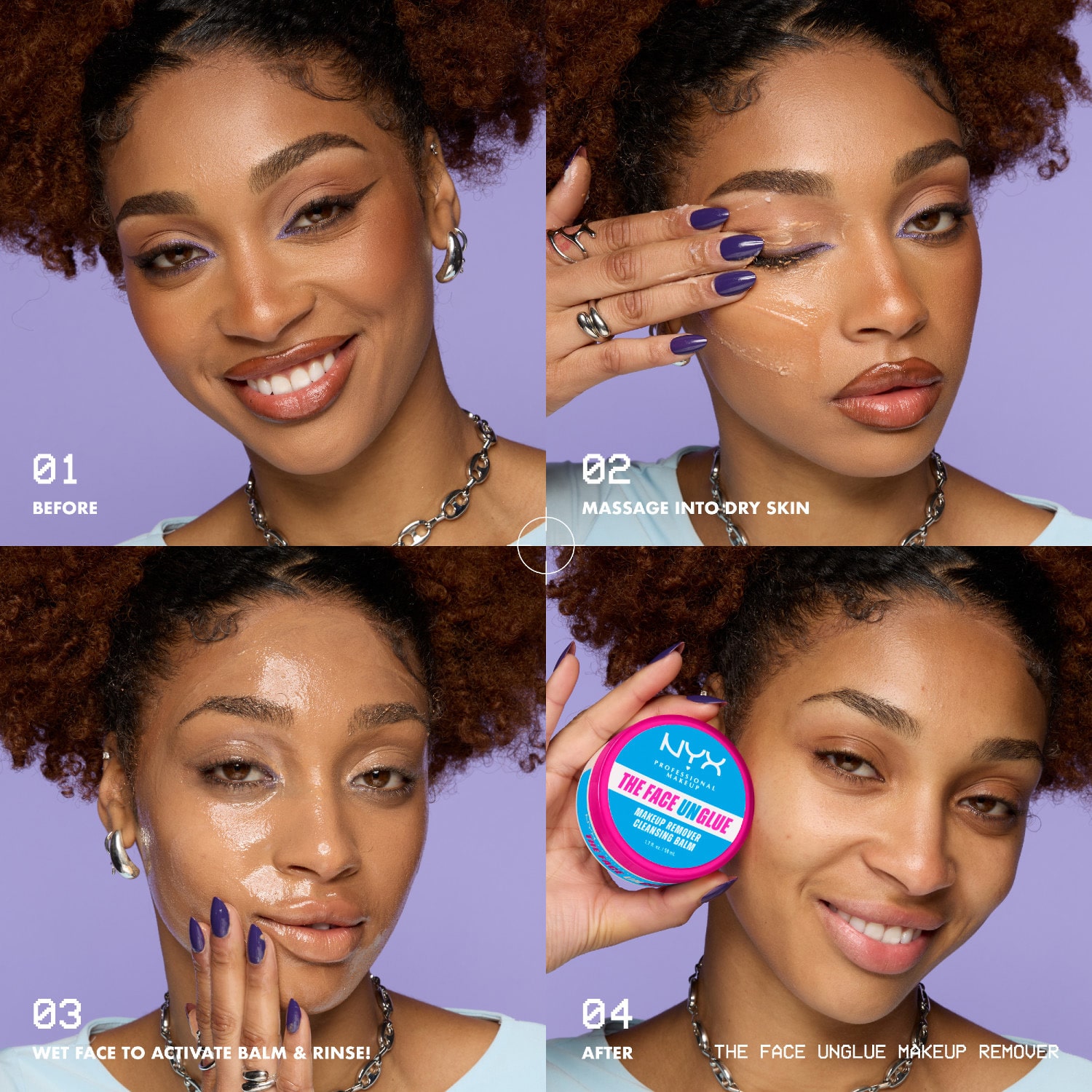 NYX Professional Makeup The Face Unglue Makeup Remover Cleansing Balm