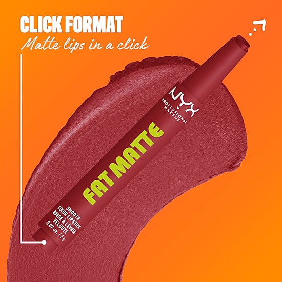 NYX Professional Makeup Fat Matte Smooth Color Lipstick