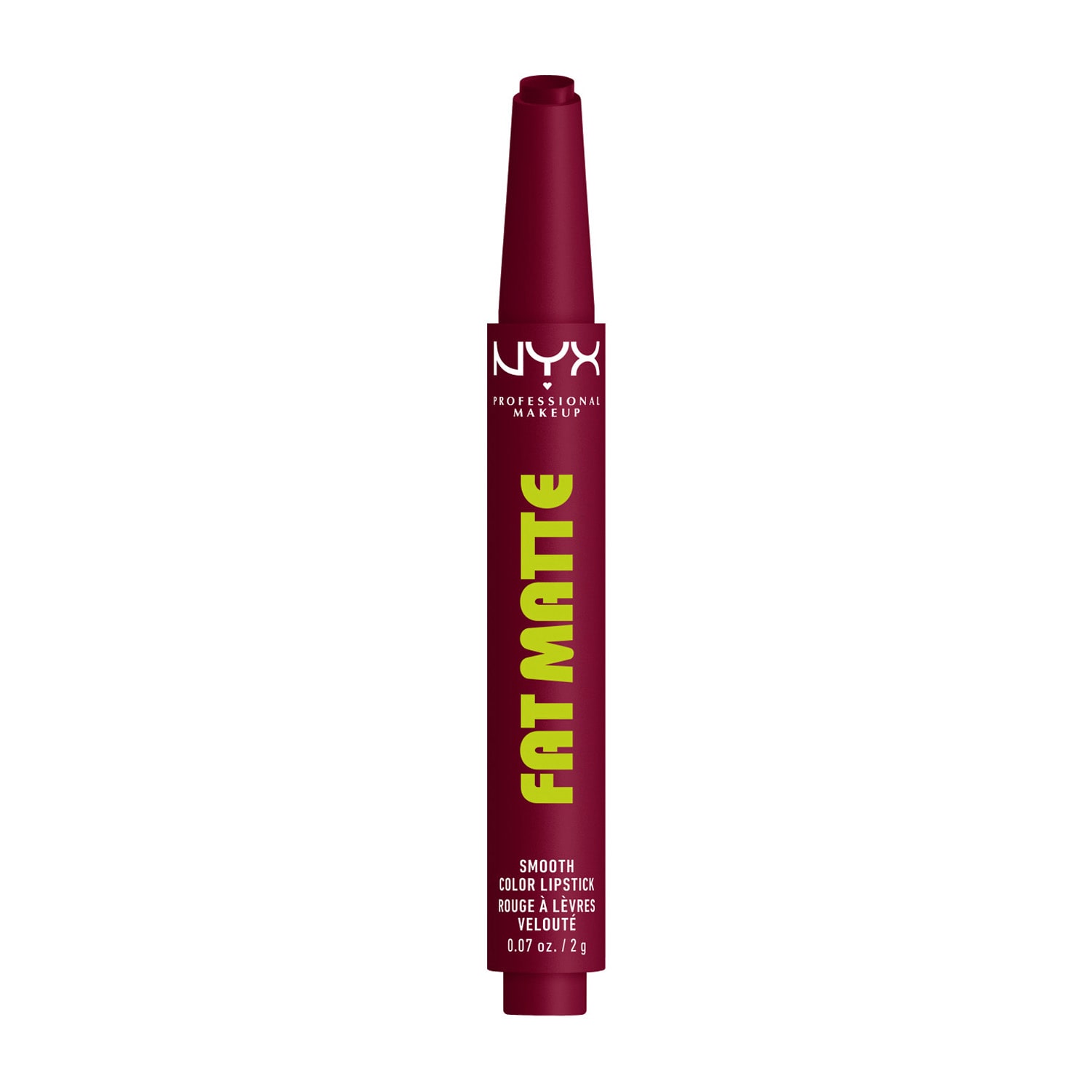 NYX Professional Makeup Fat Matte Smooth Color Lipstick