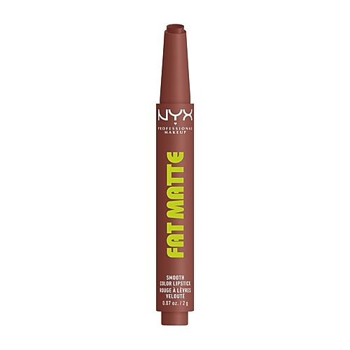 Nyx Professional Makeup Fat Matte Smooth Color Lipstick In Nude
