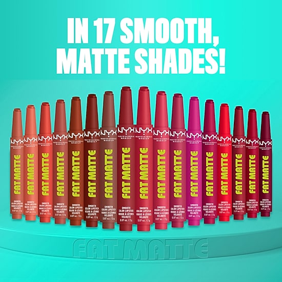 NYX Professional Makeup Fat Matte Smooth Color Lipstick