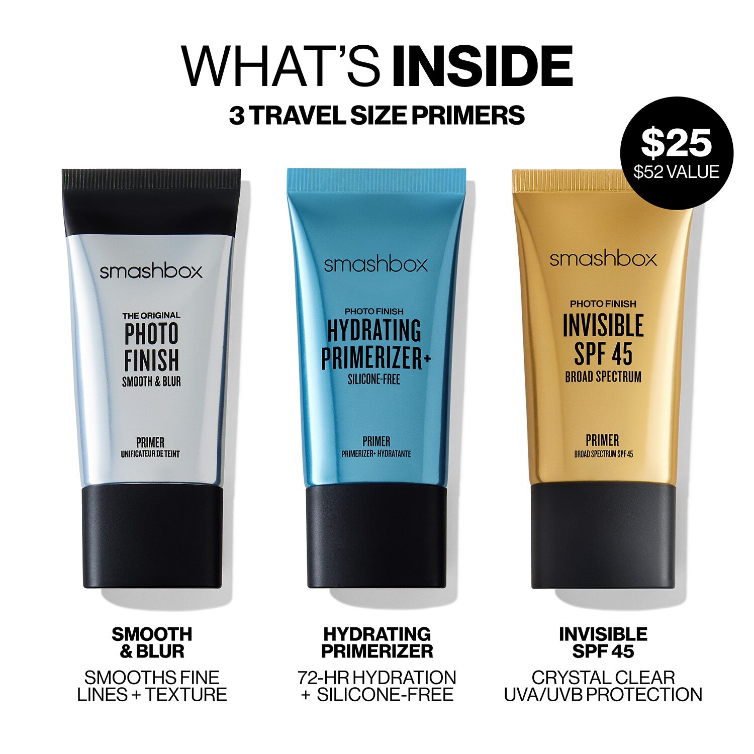 Smashbox Locked In Makeup Hydrate, Blur & Protect Primer Set