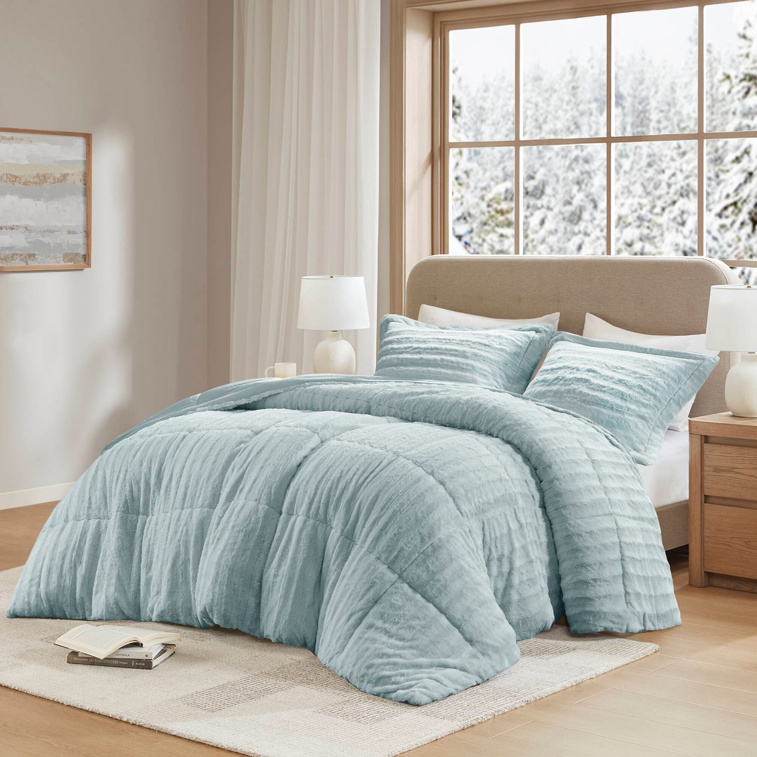 Madison Park York Mini 3-pc. Midweight Comforter Set