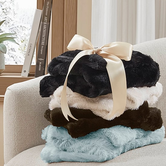 Madison Park York Faux Fur 3-pc. Midweight Comforter Set