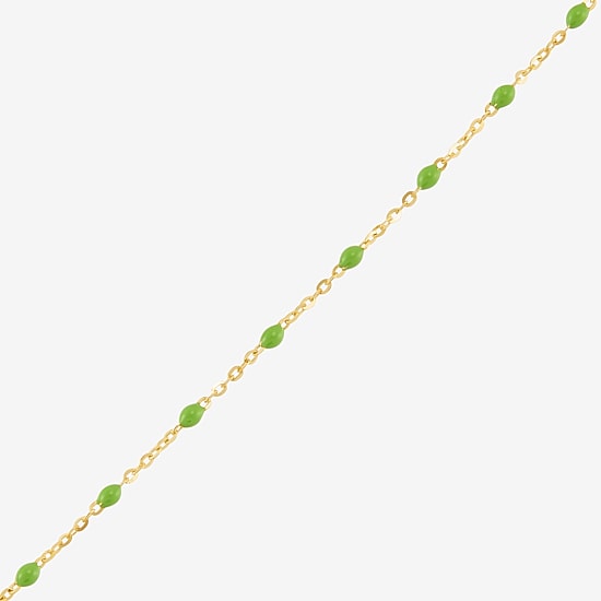 Limited Quantities! Womens 14K Gold Beaded Bracelet