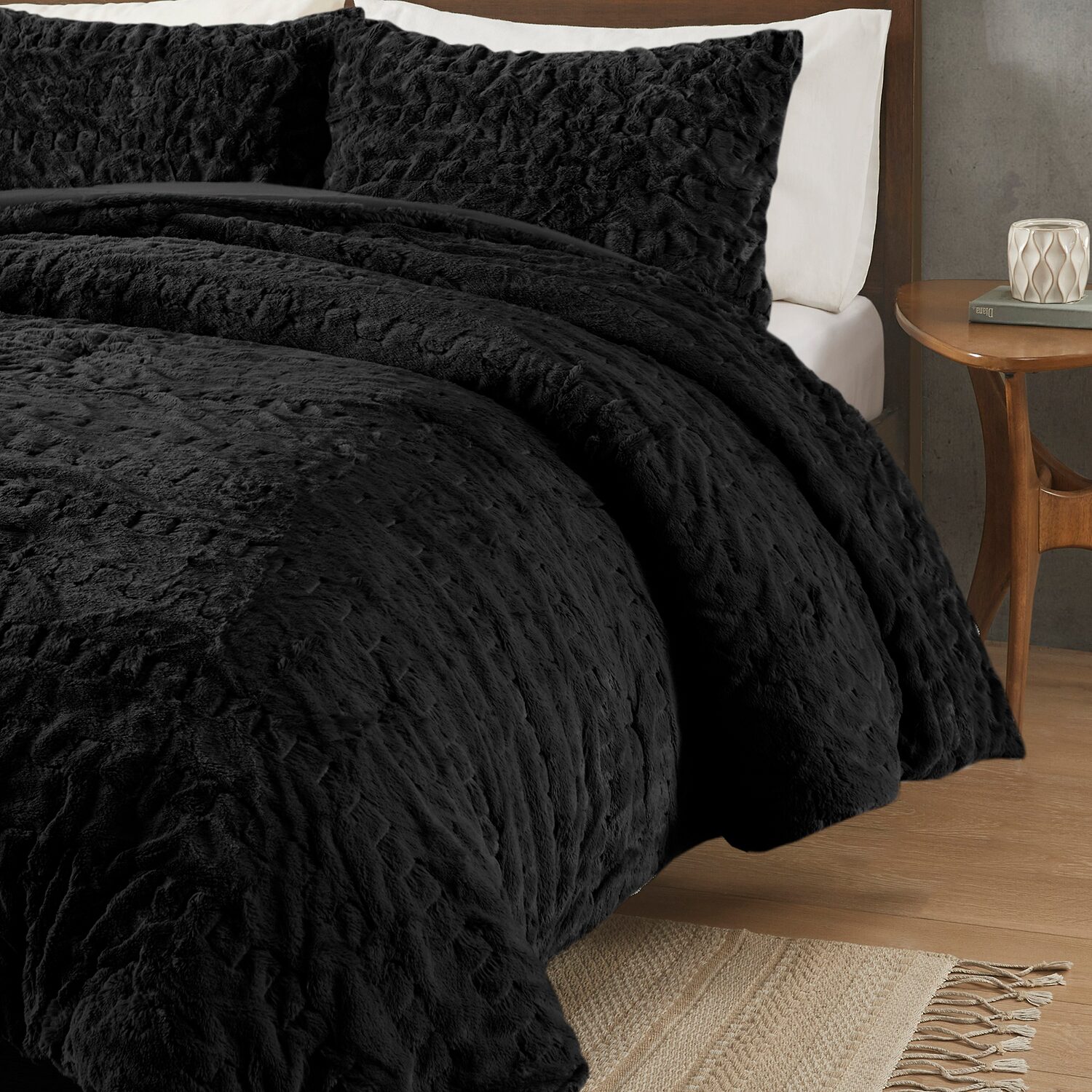 Madison Park Dakota Faux Fur 3-pc. Extra Weight Comforter Set