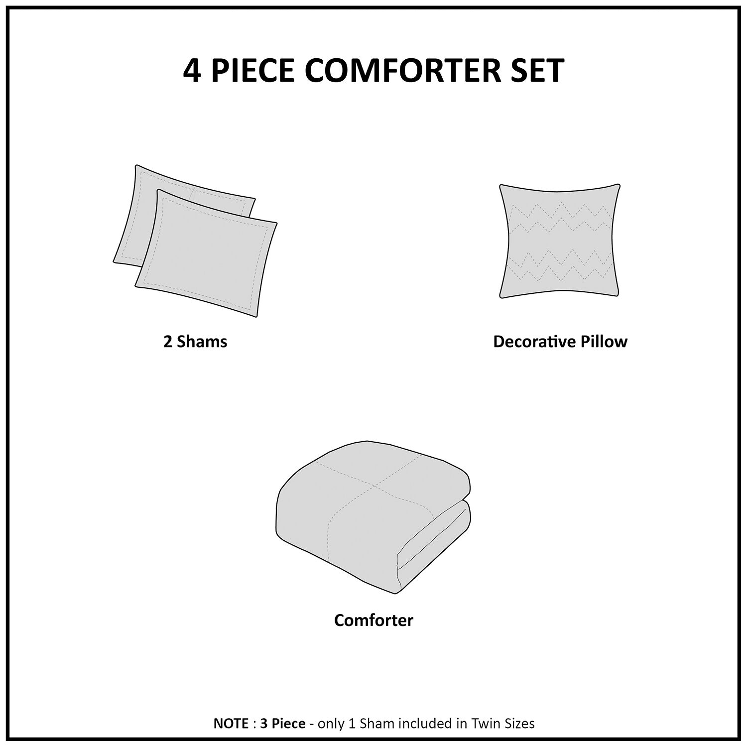 Madison Park Marselle Faux Fur 4-pc. Midweight Comforter Set