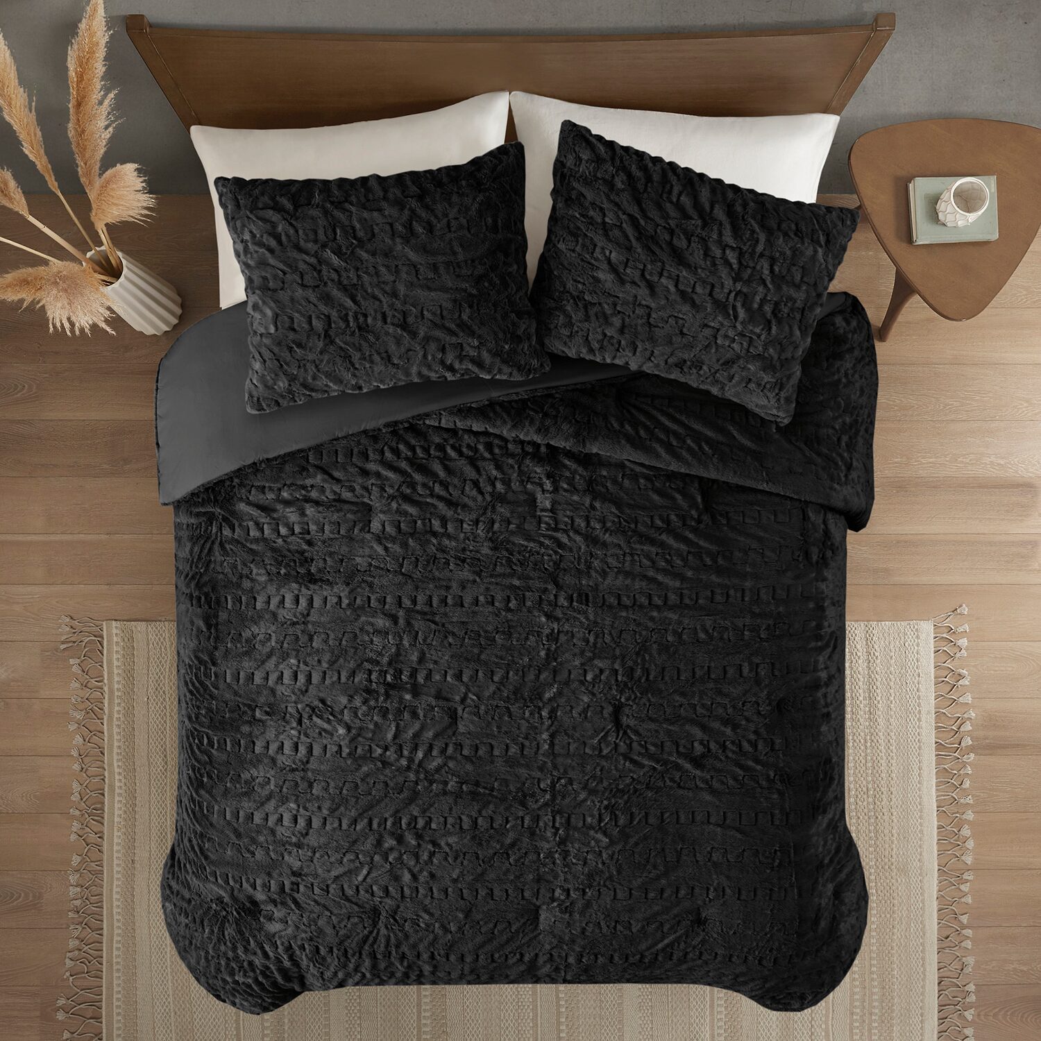 Madison Park Dakota Faux Fur 3-pc. Extra Weight Comforter Set