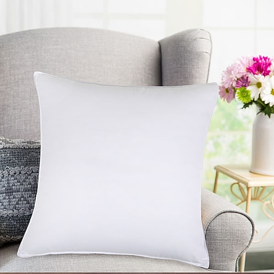 SUPERIOR® Hypoallergenic Microfiber Euro 2 Pack Medium Density Bed Pillow