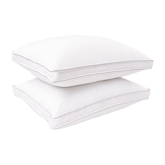 SUPERIOR® Hypoallergenic 2Pack Gusset Medium Support Pillow