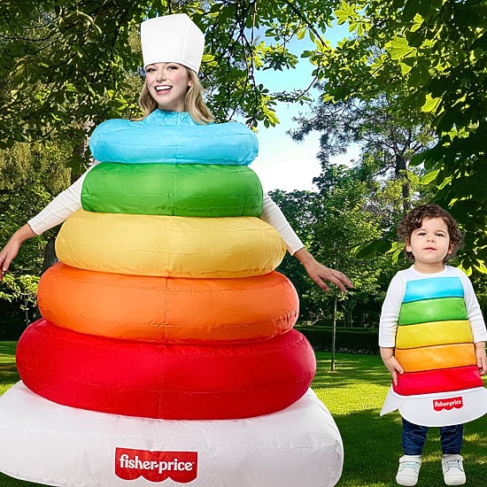 Unisex Fisher Price Rock-A-Stack Costume