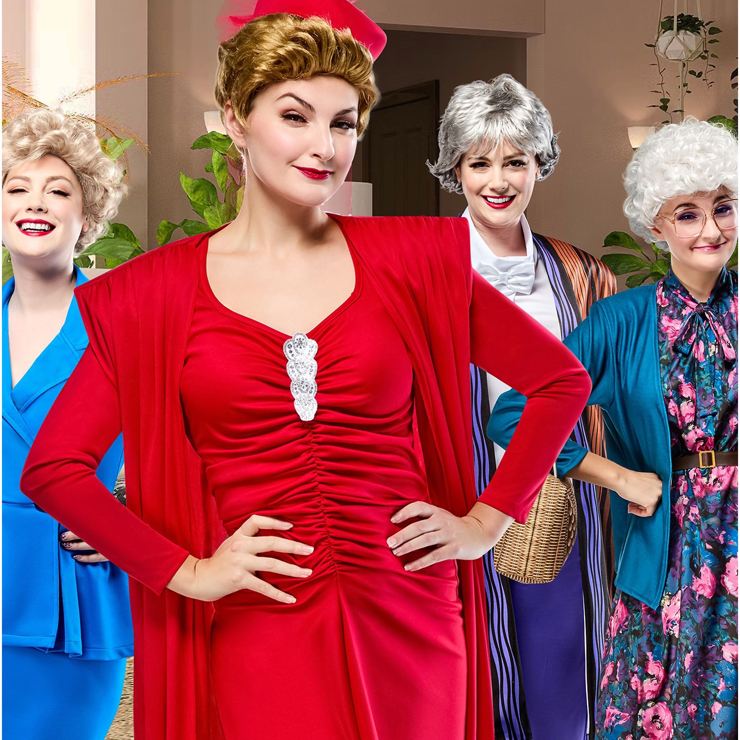 Womens The Golden Girls 4-pc. Costume