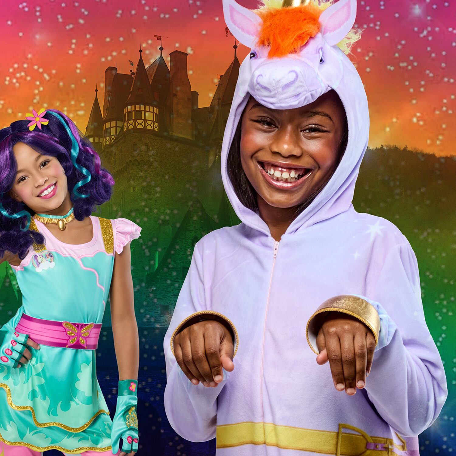 Little & Big Kid Girls Unicorn Academy Costume