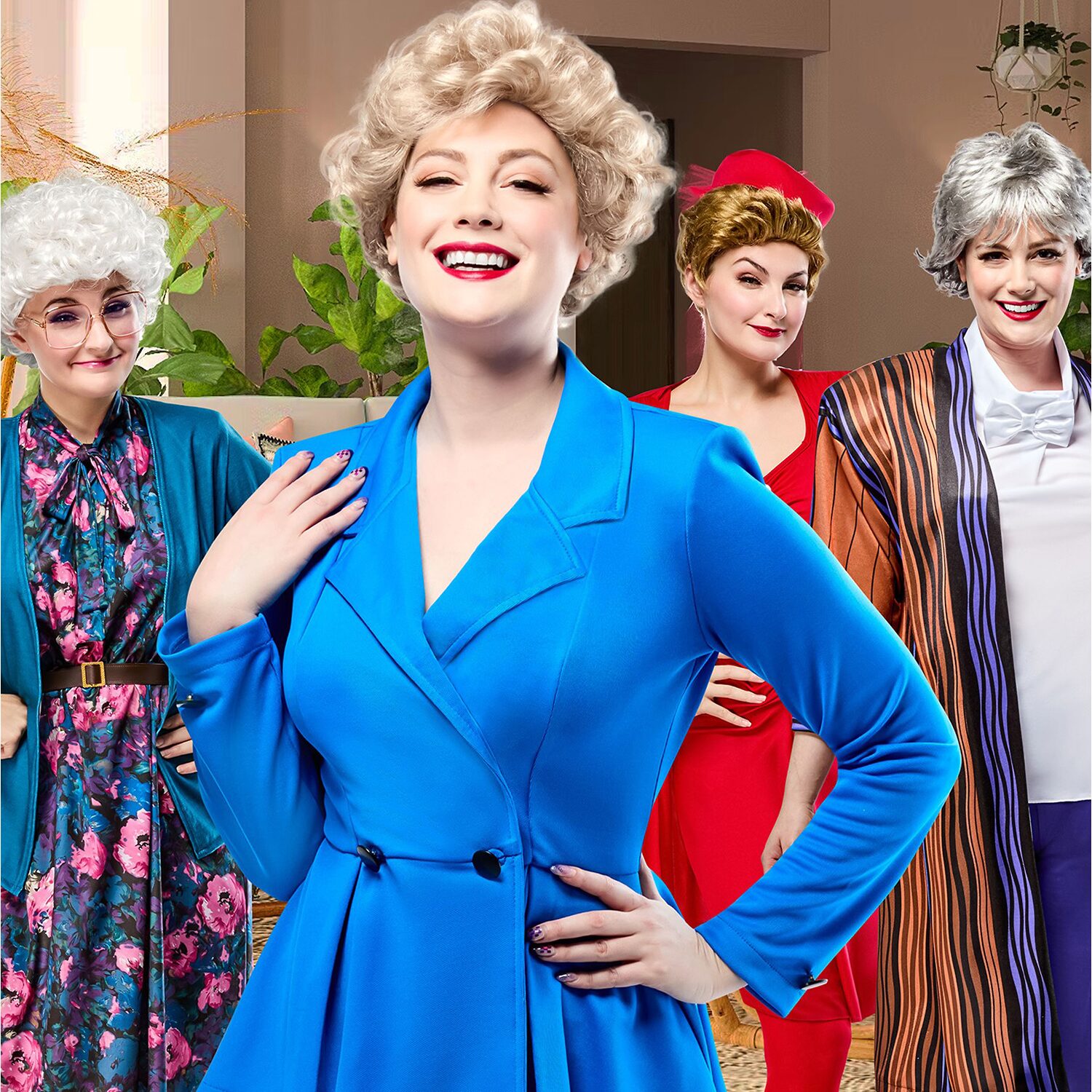 Womens The Golden Girls 3-pc. Costume