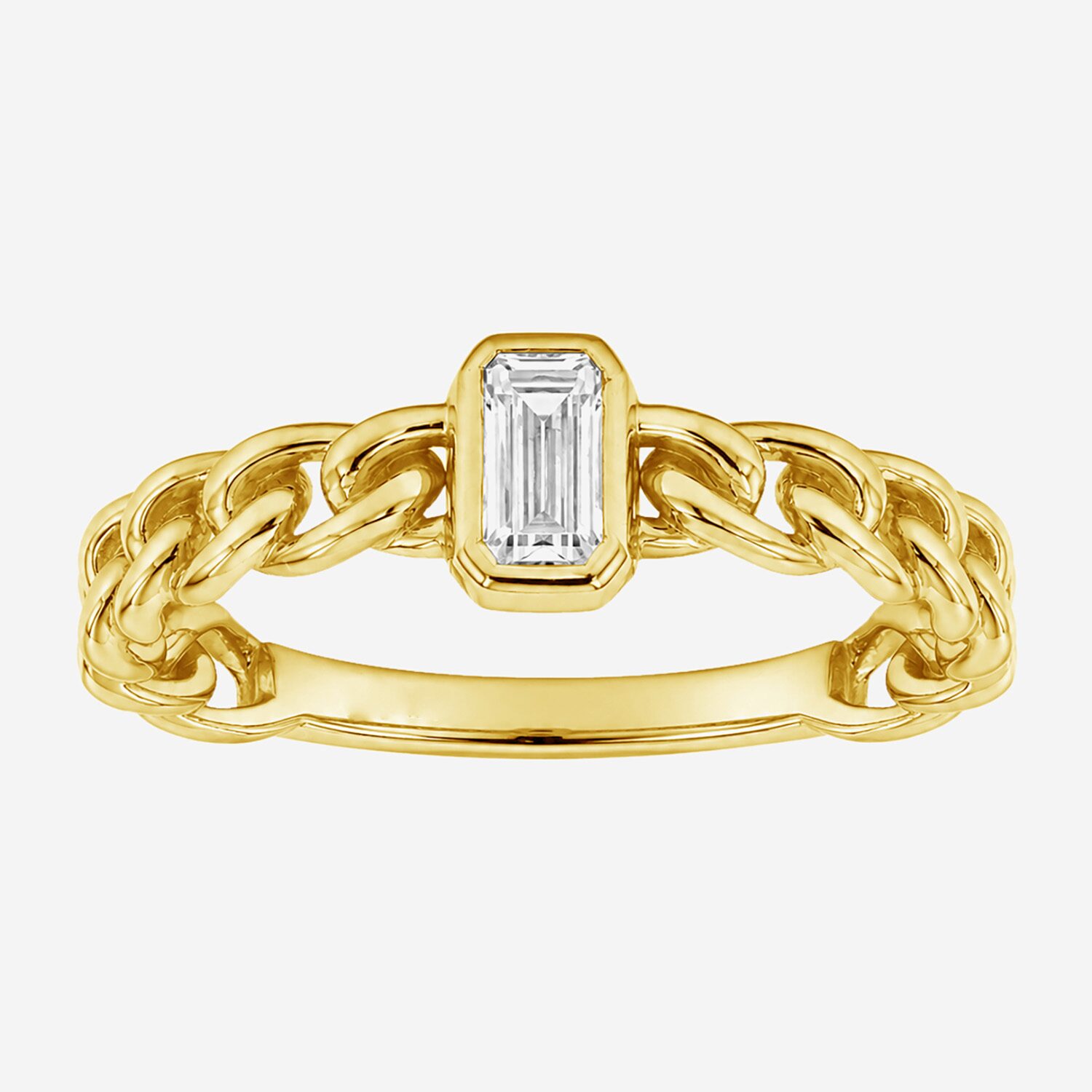 Limited Quantities! Womens 1/4 CT. T.W. Lab Grown White Diamond 14K Gold Over Silver Cocktail Ring