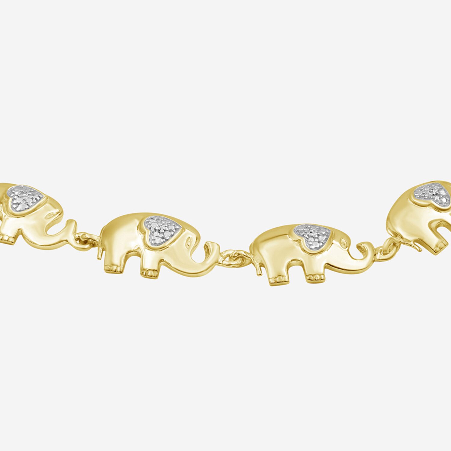 Limited Quantities! Womens 14K Gold Over Silver Solid Chain Bracelet