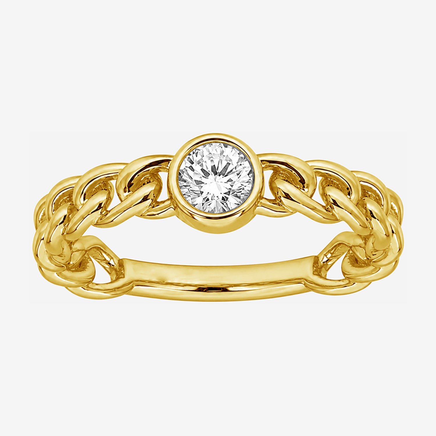 Limited Quantities! Womens 1/4 CT. T.W. Lab Grown White Diamond 14K Gold Over Silver Round Cocktail Ring