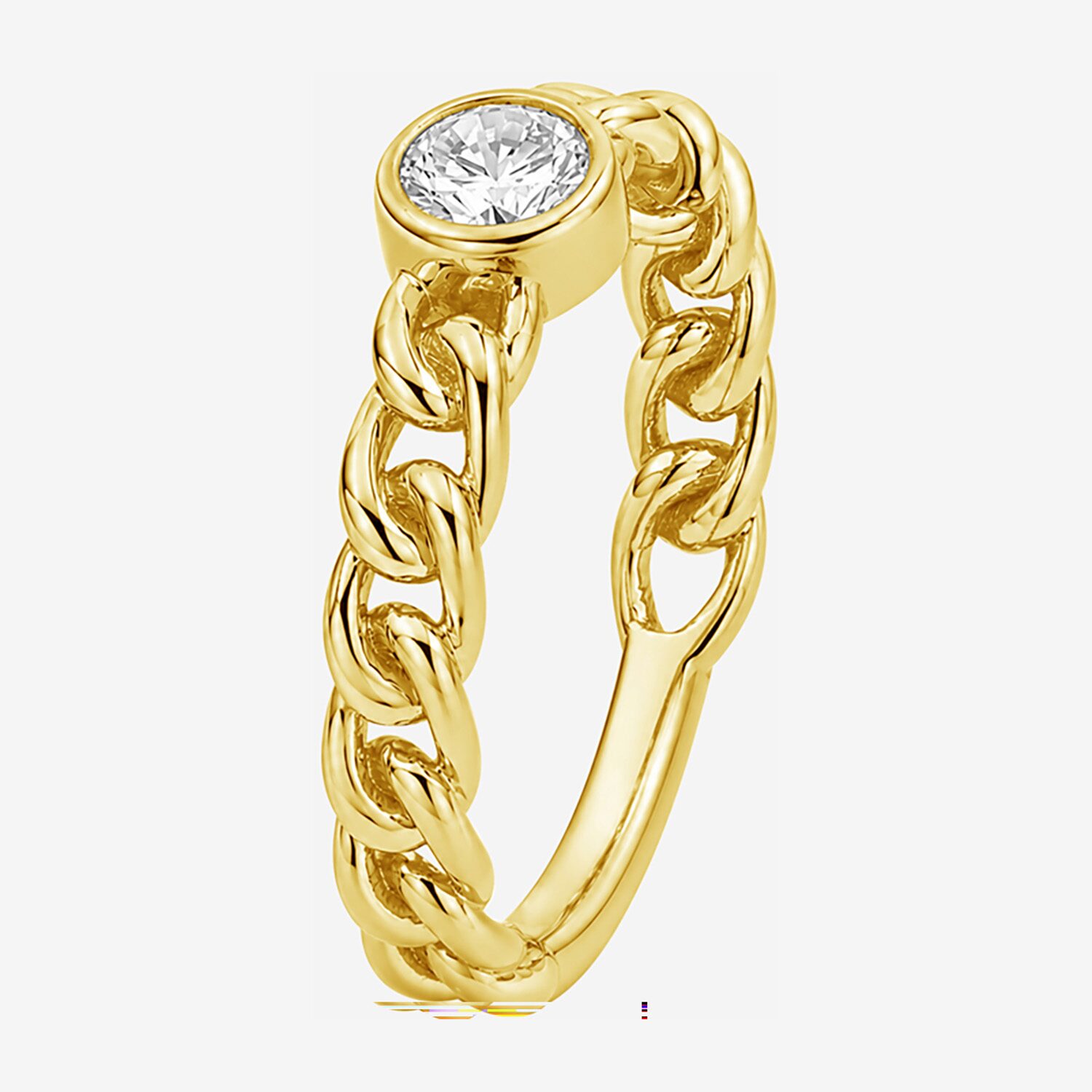 Limited Quantities! Womens 1/4 CT. T.W. Lab Grown White Diamond 14K Gold Over Silver Round Cocktail Ring